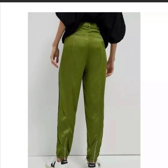 Anthropologie Diandria pleaded joggers back zipper - Picture 3 of 6